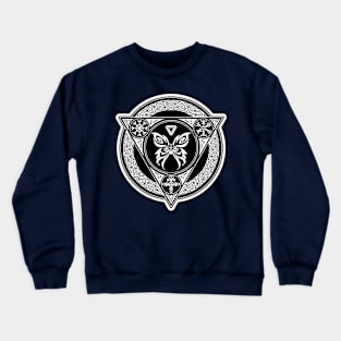 Butterfly Mystic Zodiac Viking Design Crewneck Sweatshirt